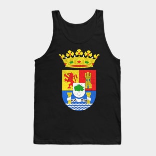 Extremadura / Vintage Style Spanish Flag Design Tank Top